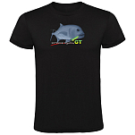 Kruskis CA65500602K044 Футболка с коротким рукавом GT Extreme Fishing Черный Black 3XL