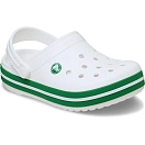 Купить Crocs 207006-1wh-j2 Деревянные башмаки Band White / Green Ivy 35x25x15 EU 33 7ft.ru в интернет магазине Семь Футов