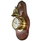 Купить Часы механические настенные Seaton SP66 с рындой из латуни и дерева 7ft.ru в интернет магазине Семь Футов