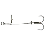 Savage gear SVS69780 SG Carbon T-Treble Spike Stingers Связанные Крючки Серебристый Silver 2/0