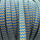 Купить Трос плетеный плоский из полиэстера высокой прочности Pes HT и Кевлар Benvenuti 4750* Ø8мм синий/желтый 7ft.ru в интернет магазине Семь Футов
