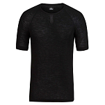 Rapha BLS02SSBLKXSM Базовый слой с коротким рукавом Merino Черный Black XS