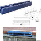 Кранец полнотелый для защиты причалов Osculati Sistem X 33.519.10 950 x 150 x 110 мм синий