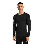 Icebreaker 0a571h001/xxl Базовый слой с длинным рукавом Merino Blend 260 ZoneKnit™ Seamless Crewe Black 30x25x2 2XL