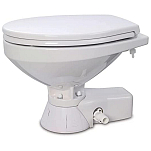 Jabsco 6-372453092 Quiet Flush Компактный туалет с морской водой Белая White 35 x 35.2 x 44.8 cm