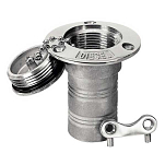 Plastimo 48708 Наполнитель палубы сточных вод из нержавеющей стали Silver 51 mm