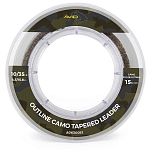 Avid carp A0630017 Outline Конический Лидер Бесцветный 10-35 Lbs 