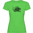 Купить Kruskis 11502280lk207 Женская футболка с коротким рукавом Psychedelic Octopus Light Green 30x25x2 7ft.ru в интернет магазине Семь Футов