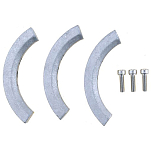 Recmar REC3858399AL Volvo Алюминиевый анод Серебристый Grey 90 x 130 mm 