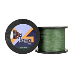 Zeox 4110028 Плетёная леска Element PE X4 1000 m Moss Green 20x15x15 0.309 mm