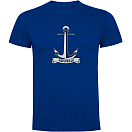 Купить Kruskis CA65500405C053 Футболка с коротким рукавом Anchor Голубой Royal Blue XL 7ft.ru в интернет магазине Семь Футов