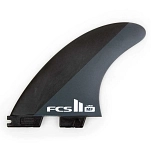 Fcs ds-fmfl-nc01-lg-ts-r киль Ii mf neo carbon l tri fins Black / Grey 30x40x15