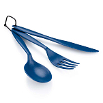 Gsi outdoors 70526 Tekk Набор столовых приборов 3 единицы измерения Серебристый Blue
