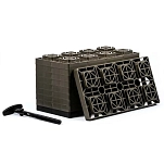 Camco 17-44525 выравнивающий блок FasTen 4x2  Brown 21.59 x 43.18 cm