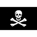 Купить Флаг пиратский Lalizas 11520 30 x 45 см 7ft.ru в интернет магазине Семь Футов