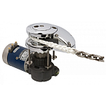 Вертикальная лебедка без барабана Vetus Maxwell P105432 тип RC10 12В 1000Вт 700Кг цепь 8мм трос 14-16мм для судов до 14м и палубы 150мм