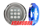 Подводный огонь IH9CP, голубой свет, 17w, Marine Rocket (упаковка из 4 шт.) MRUL9CPB_pkg_4