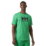Helly hansen 33979_499-S Футболка с коротким рукавом Logo Зеленый Bright Green S