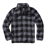 Brandit 5022-28-5XL Куртка Teddy Troyer Серый  Black / Grey 5XL