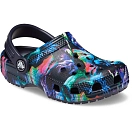 Купить Crocs 208303-4lf-c10 Деревянные башмаки Classic Dino Deep Navy / Multi 35x25x15 EU 27 7ft.ru в интернет магазине Семь Футов
