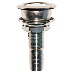 Marine town 2320215 Прямой бак из нержавеющей стали Серебристый Silver 20 mm 