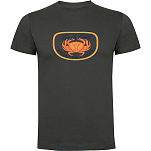 Kruskis CA65500146C075 Футболка с коротким рукавом Fresh Crab Серый Dark Grey S