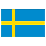 Talamex 27333050 Sweden Голубой  Blue / Yellow 50 x 75 cm 