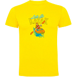 Kruskis CA65500103C116 Футболка с коротким рукавом Lets Go Желтый Yellow S