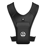 Six peaks SIA2000B Беговой жилет с держателем для телефона Black
