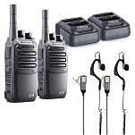 Midland C1444.01 BR02 PRO Pack 2 radios Рации Черный  Black