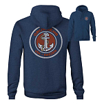 Grundens 885716 Толстовка Толстовка Displacement DWR Голубой Navy XL