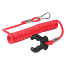 Купить Bep marine 1001602 Lanyward Аварийная кнопка  Red / Black 7ft.ru в интернет магазине Семь Футов