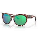 Купить Costa 06S9011-90110155 Зеркальные поляризованные солнцезащитные очки Maya Shiny Coral Tortoise Green Mirror 580G/CAT2 7ft.ru в интернет магазине Семь Футов