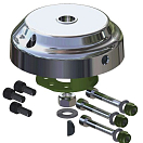 Anti-theft device X90 90° chromed hub cover, 45.055.06