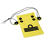 Forniture nautiche italiane 1410202 Документы PVC Водонепроницаемая оболочка Yellow 30 x 35 cm 