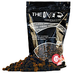 The one fishing 98268-062 Mix Strawberry&Mussel 800g Пеллеты Коричневый Multicolour 3-6 mm
