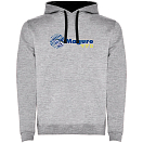Купить Kruskis SU1067045802K042 Толстовка с капюшоном Maguro Two-Colour Серый Heather Grey / Black XL 7ft.ru в интернет магазине Семь Футов