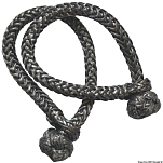 Soft shackle in black Dyneema - 7 mm, 08.310.07