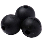 Carp spirit 34CSACC010020 Резиновые бусины 20 единицы Черный Black 8 mm 
