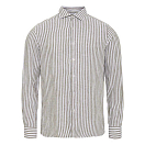 Купить Sea ranch 22-7-285-1088-S Рубашка с длинным рукавом Birger Striped Linen Серый White / Sand S 7ft.ru в интернет магазине Семь Футов