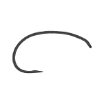 Tiemco 26TM2487BLC16 TMC2487BL Nymph Крюк Серый  20 pcs 16 