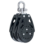 Harken 2634 Carbo Ratchamatic 57 Mm Двойной шкив Черный Black