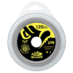 Sea monsters SMCA7730 7 X 7 10 M Стальная Линия Серый Silver 30 Lbs 