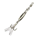 Купить Sele 503860 Ложка-приманка Lucky 12g 60 mm  Steel / White 7ft.ru в интернет магазине Семь Футов