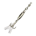 Sele 503860 Ложка-приманка Lucky 12g 60 mm  Steel / White