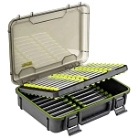Traper fly 74490 Коробка для снастей Tubo Зеленый Black / Smoke 31.5 x 22.5 x 7.4 cm