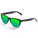 Купить Ocean sunglasses 40002.116 поляризованные солнцезащитные очки Sea Matte Black Up / Green Transparent Down Green Revo/CAT3 7ft.ru в интернет магазине Семь Футов