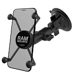 Ram mounts RAM-B-166-UN10U X-Grip® Twist-Lock™ Основание на присоске Большое крепление для телефона Серебристый Black