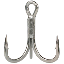 Купить Mikado HCTR03-2/0 Cat Territory Тройной Крючок Серебристый Silver 2/0  7ft.ru в интернет магазине Семь Футов