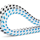 GLEISTEIN 289160440 Швартовная линия BAVARIA – лучшее обслуживание / Веревка-Ø: 16 мм; Цвет: черный